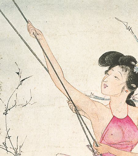 海陵-胡也佛的仕女画和最知名的金瓶梅秘戏图